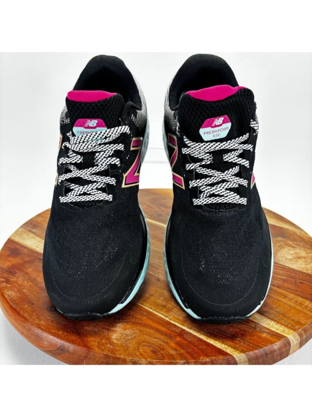 New Balance Womens 9.5 680 V7 Running Shoes W680YF7 Low Top Lace Up Fresh Foam - Picture 4 of 10